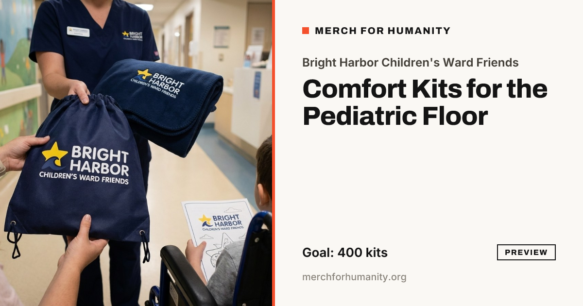 The social picture for Comfort Kits for the Pediatric Floor